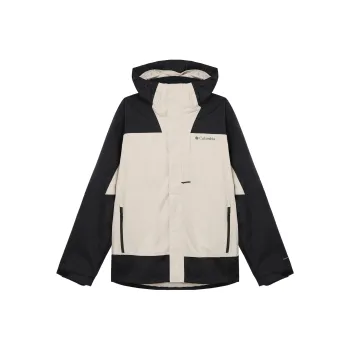 Columbia 24 Fall Winter Waterproof, Windproof, Breathable, Thermal, Cold Resistant Windbreaker Jacket Men's Ecru