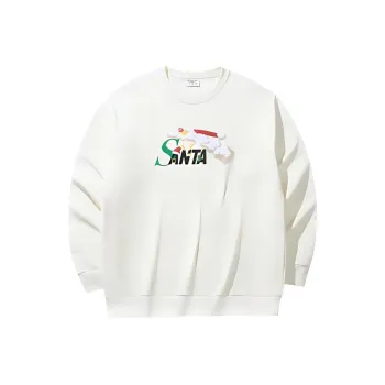 Anta Basketball Collection Sweatshirt Unisex Tidal Cloud White