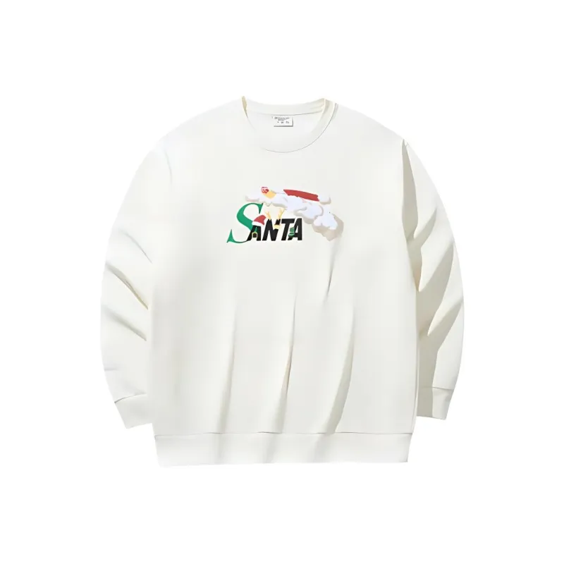 Anta Basketball Collection Sweatshirt Unisex Tidal Cloud White-0