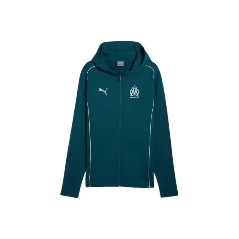 PUMA Olympique De Marseille SS24 Jackets Coats Men's Green White-0
