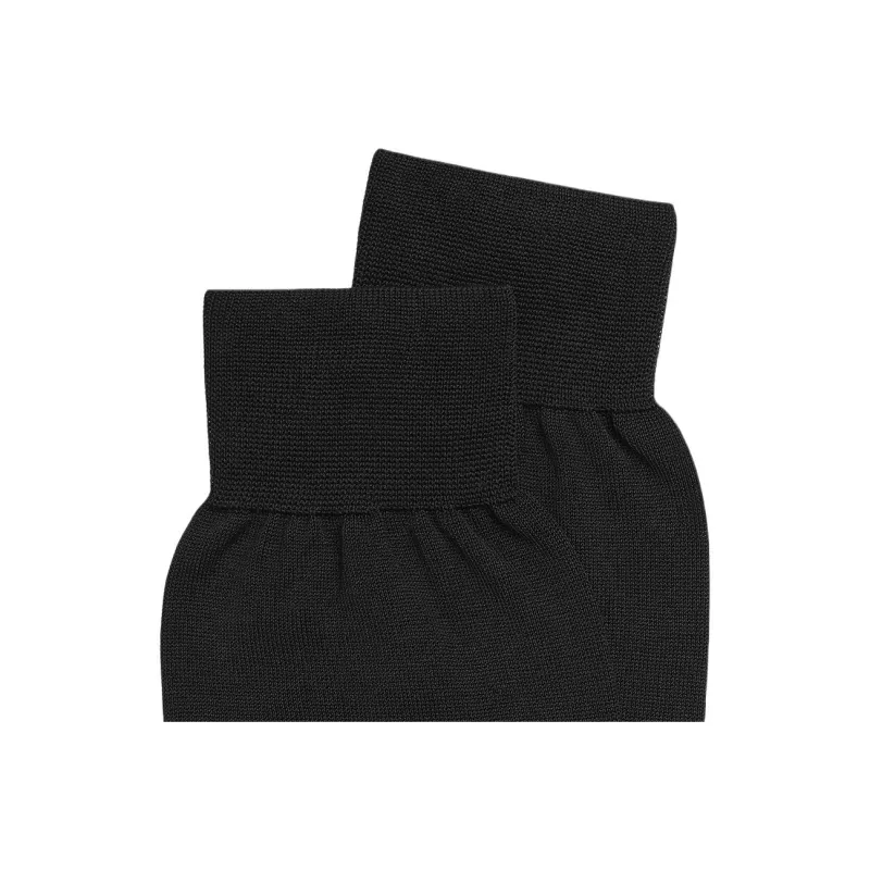 HERMES SS25 Mid Calf Socks Men's 1 Pack Black-1