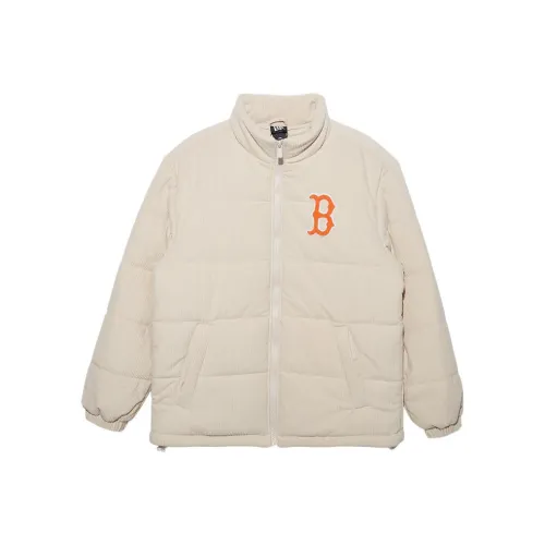 New Era Puffer Jackets Unisex Ivory