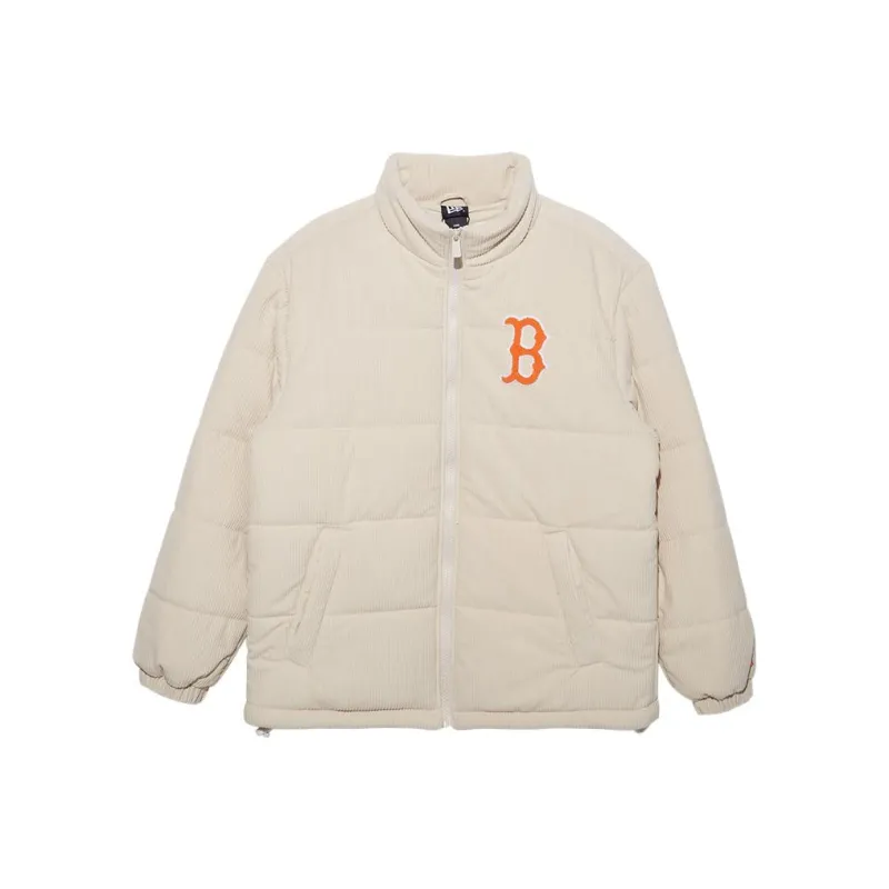 New Era Puffer Jackets Unisex Ivory-0