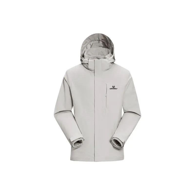 UNIWOLF Water Resistant Windproof Breathable Wear Resistant Warm Cold Resistant Rainproof Windbreaker Jacket Unisex-5