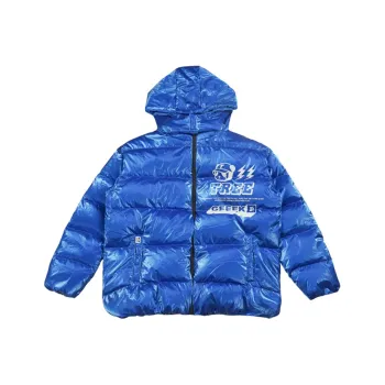 WAYNEXZAVIER Down Jacket Men's Blue