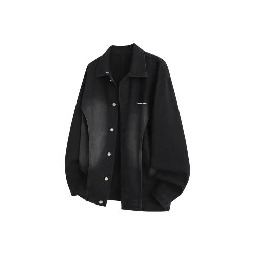 DAREASY Denim Jacket Unisex Black Gray Color