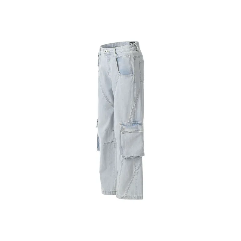 Extreme turbo Jeans Unisex Washed Blue-2
