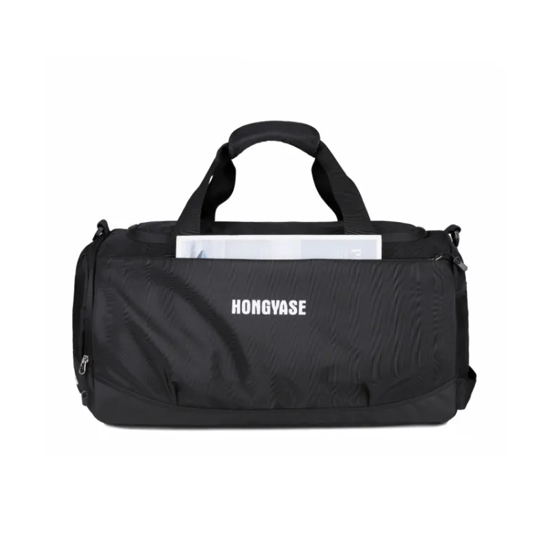 Yalu Nylon Travel Bag Unisex Black/Yellow/Coffee-0