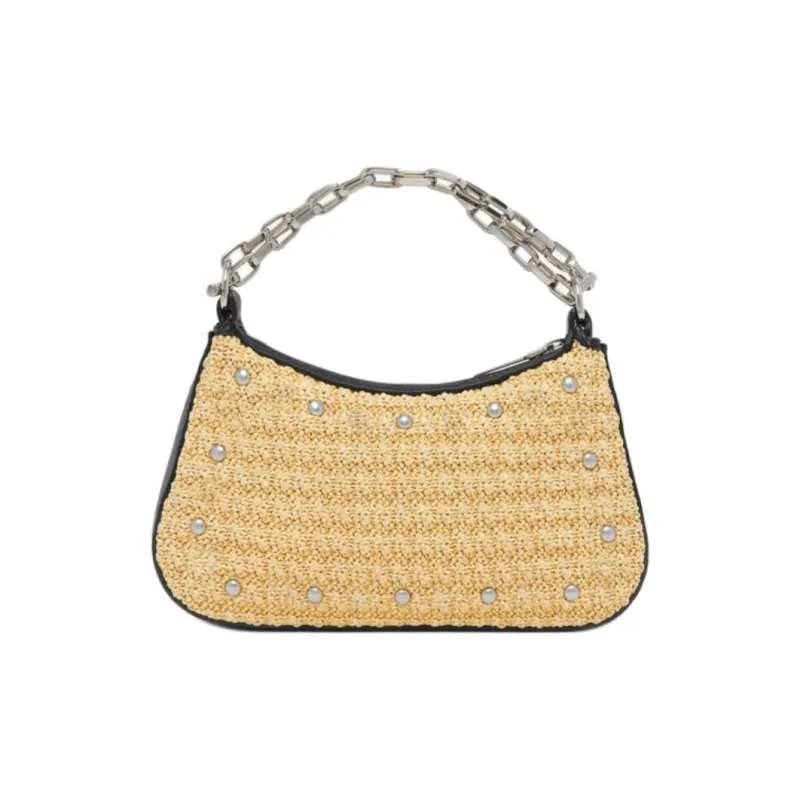 Alexander McQueen Polyamide Handbag Mini Women's Natural & Black-2