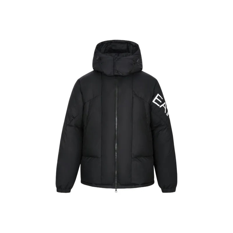 EMPORIO ARMANI Logo-print Padded Jacket-0