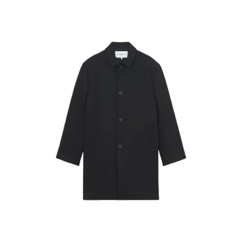 Maison Kitsune Coats Men Black