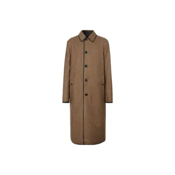 Burberry Coats Men Brown