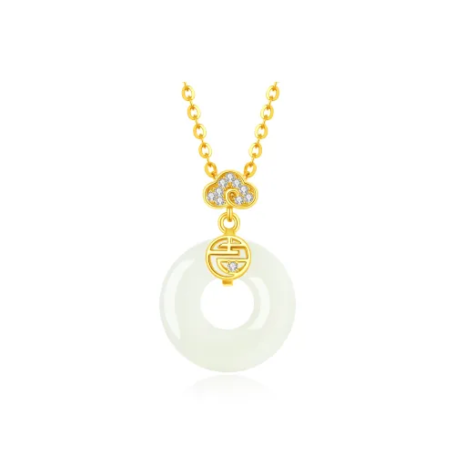Lao Feng Xiang Chalcedony Necklaces Women's