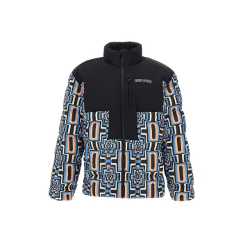 Marcelo Burlon Geometric print Quilted Puffer Jacket