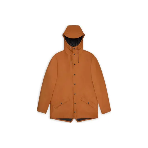 Rains Drawstring Long Sleeved Hooded didnt jacket
