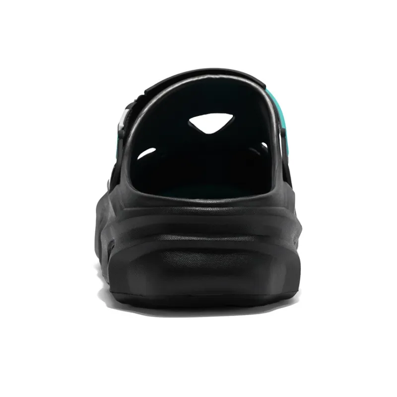DEERWAY Clogs Men's Black Emerald Green-5