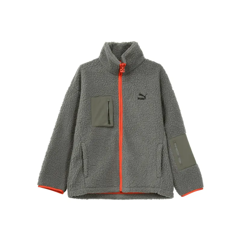 PUMA Velvet Jackets Unisex Gray-0