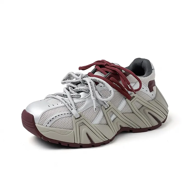 Gredio Slip Resistant, Breathable, Height Increasing Low Top Chunky Sneakers Women's-6