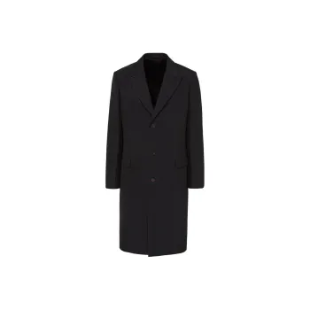 FERRAGAMO Single-breasted Virgin Wool Coat