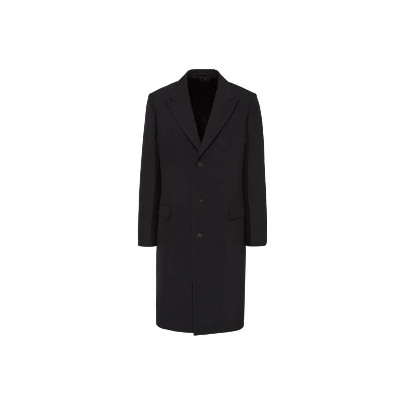 FERRAGAMO Single-breasted Virgin Wool Coat-0