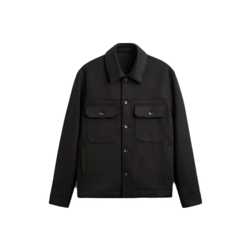 ZARA Jackets Men Black-0