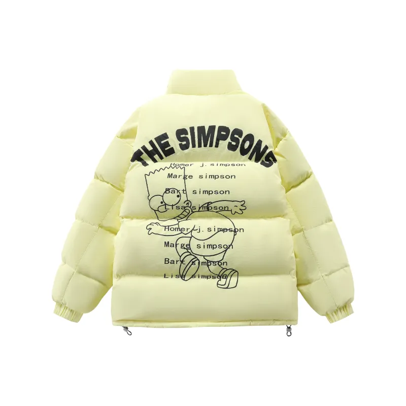 The Simpsons Down Jacket Coat Unisex-15
