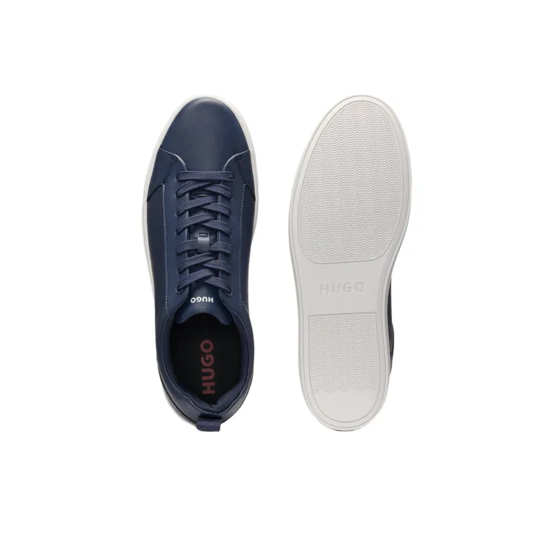 HUGO BOSS Low Top Skateboard Shoes Men's Blue-4