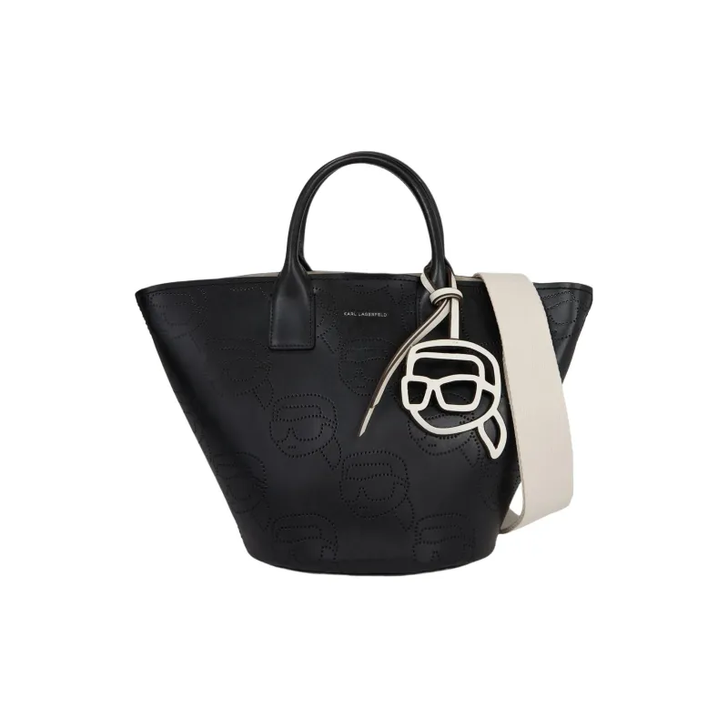 KARL LAGERFELD / Karl Lagerfeld Jeans Ikon Perforated Tote Bag-0