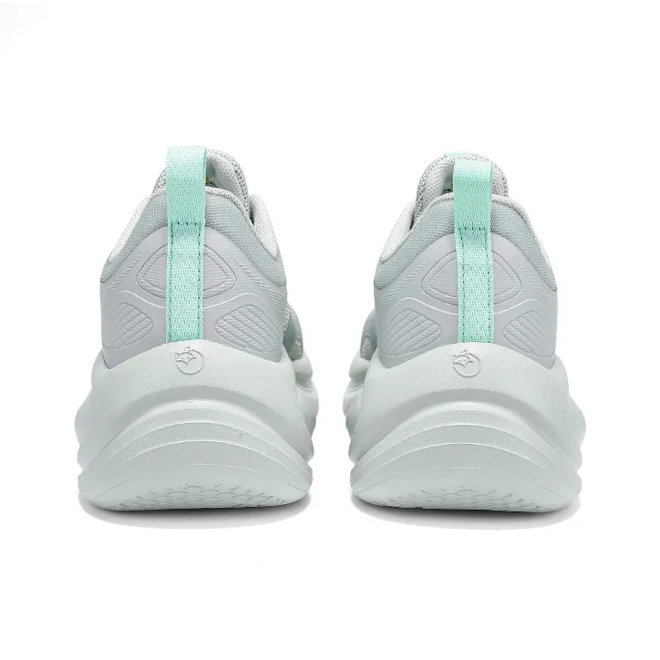 361° Cushioning, Breathable, Lightweight Low Top Casual Running Shoes Women's Mint Gray Green Eggshell Green-4
