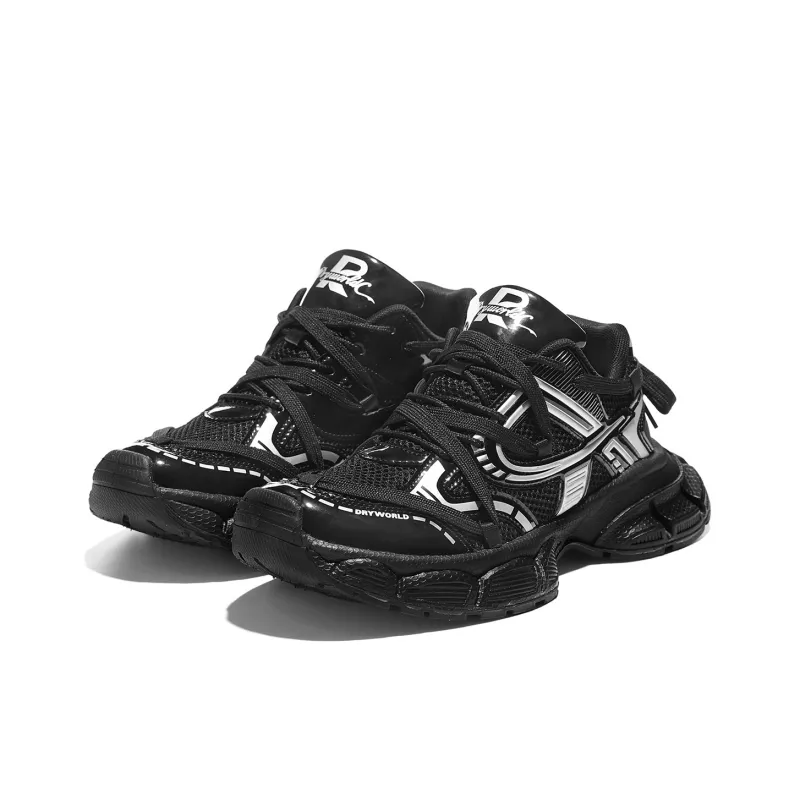 DIKENROK Slip Resistant, Abrasion Resistant, Breathable, Lightweight, Height Increasing Low Top Chunky Sneakers Unisex-15