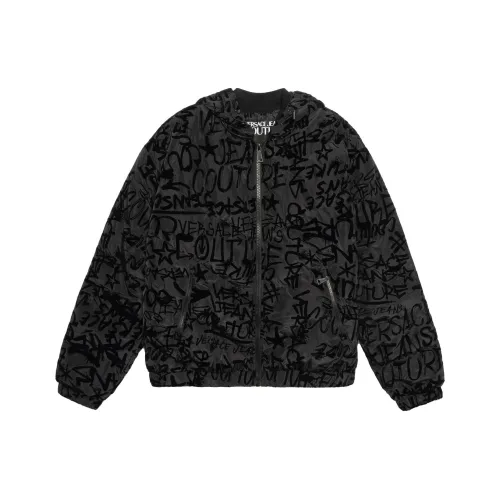 VERSACE Down Jacket Men's Black