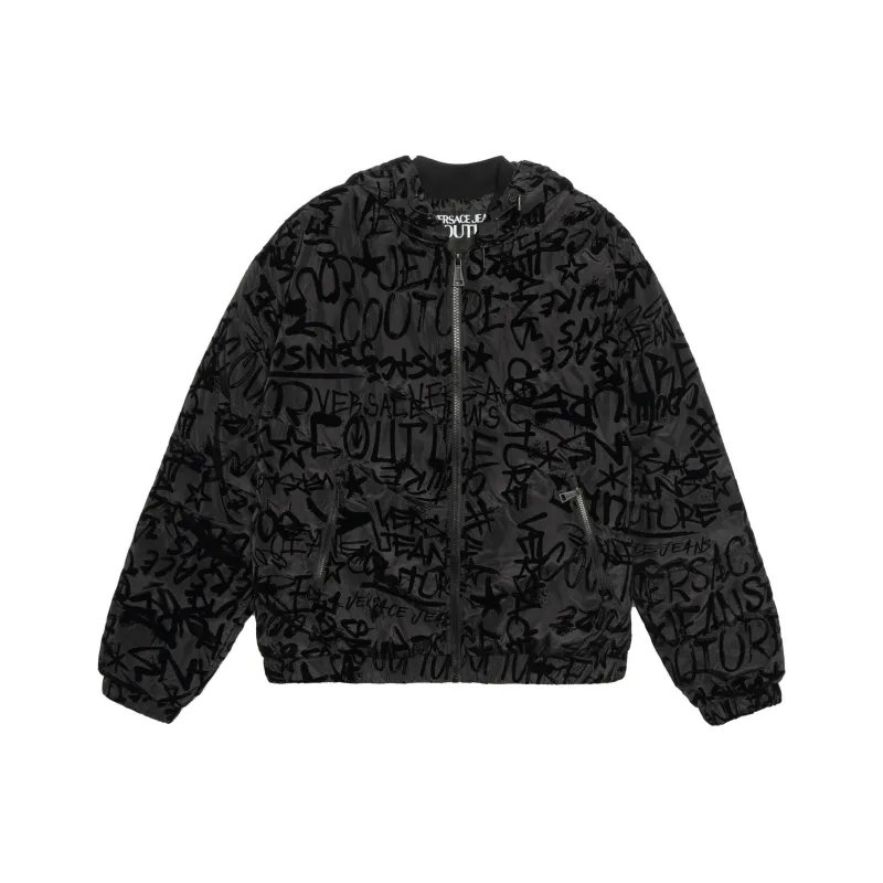 VERSACE Down Jacket Men's Black-0