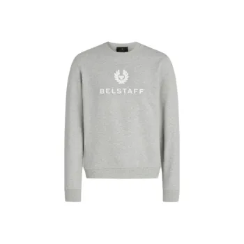 Belstaff Signature Crewneck Sweatshirt Sweatshirt Men's Gray