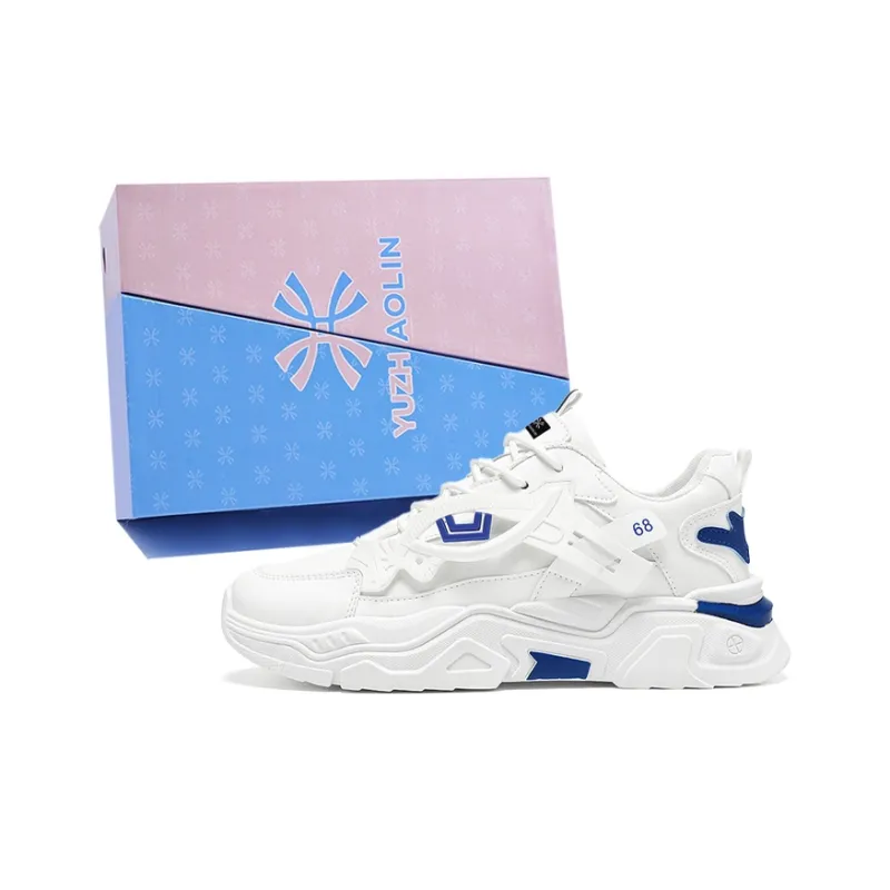 YUZHAOLIN Anti-Slip Wear-Resistant Low-Top Chunky Sneakers Men's-6