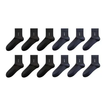 HLA Mid Calf Socks Men's 6 Pack