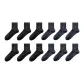 Black/Black/Black/Navy Blue/Navy Blue/Navy Blue 9469 (6 Pack)