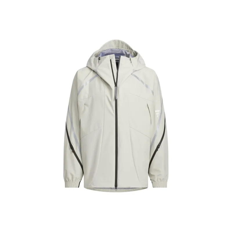 Adidas FUSTL Jackets Coats Men's Light Sesame Earth Gray-0