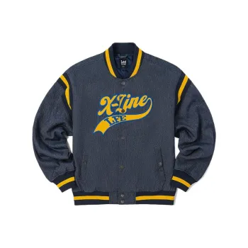 Lee Xline Baseball Jerseys Men Denim Blue