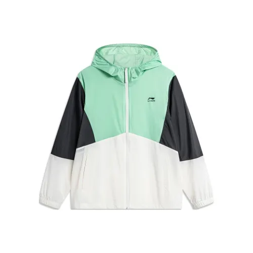 LiNing Sports Life Collection UV Protection Sun Protection Clothing Men's Cooling Green Ivory Multicolor Combination
