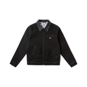 Dickies Denim Jacket Black Denim DK0A87FNG29 Unisex