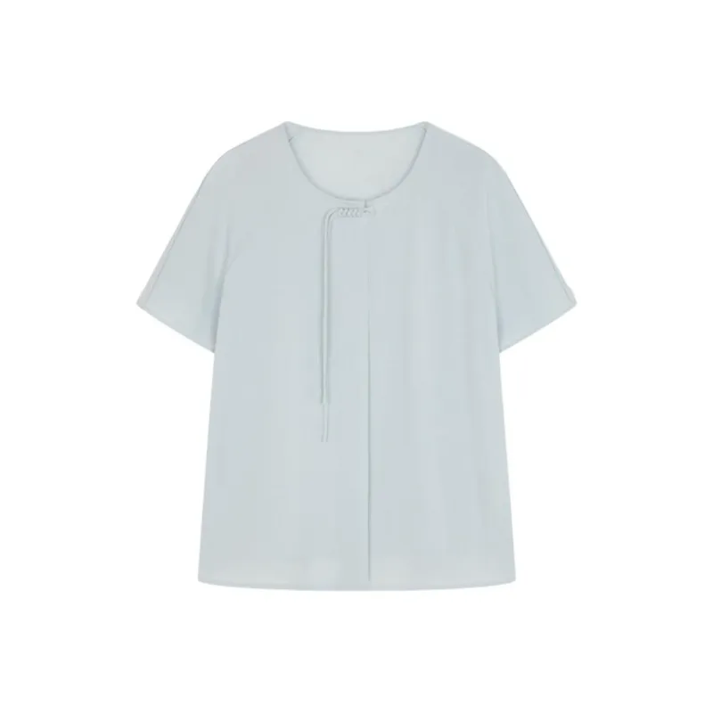 Mo Han Yi Mei Shirt Women's Misty Blue-2