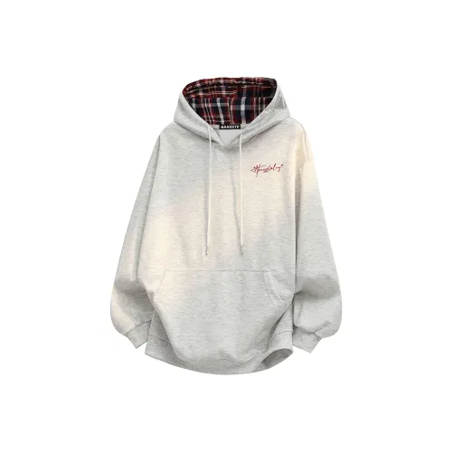 NAXUSTO Sweatshirt Unisex White Heather Gray