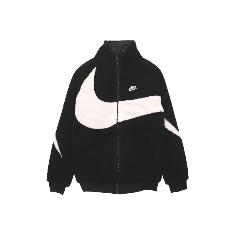 Nike Velvet Jackets Men Black/White-0