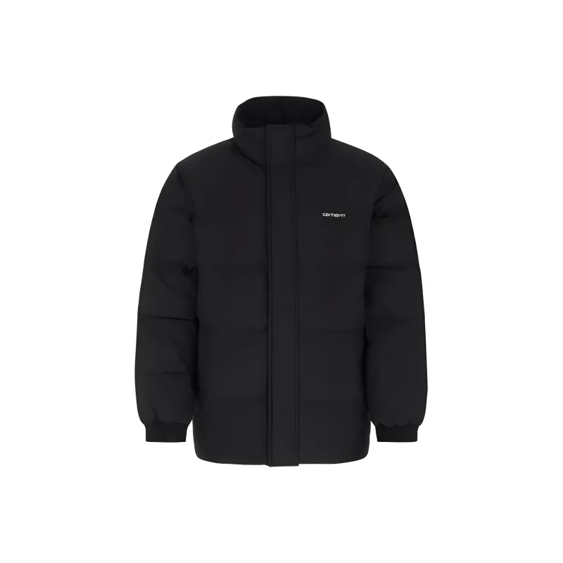 Carhartt Logo Embroidered High Neck Padded Jacket-0