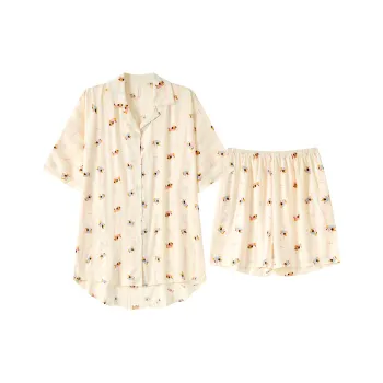 Gongdie Pajama Set Women's Apricot