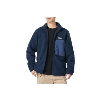 Columbia Velvet feel Coat Men's Dark Blue