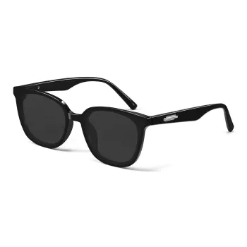 Wood Premium TR/Memory Plastic Square Sunglasses Unisex
