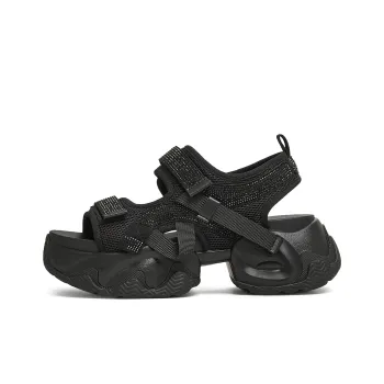 Teenmix Sparkling Rhinestone One Strap Sandals Women's