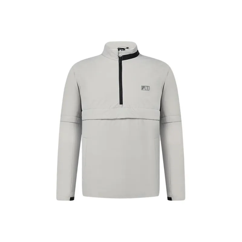 FILA Golf Series Puffer Jackets Men Monotone Gray-0