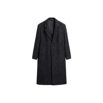 ZARA Coats Men Coal Gray